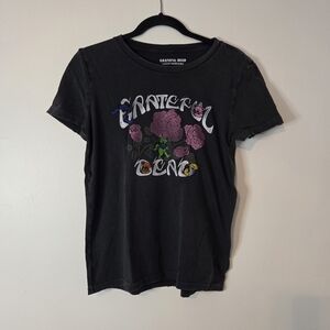 Grateful Dead Black Lucky Brand T-shirt Size Small